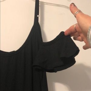 Torrid black trapeze maxi dress